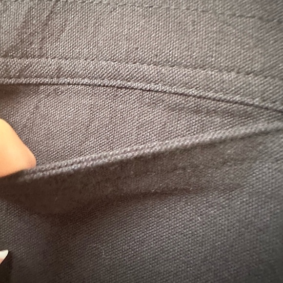 Apiece Apart Merida 12 Black Wide-Leg Crop Pants - Picture 6 of 11